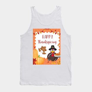 Happy Thanksgiving Turkey Tank Top